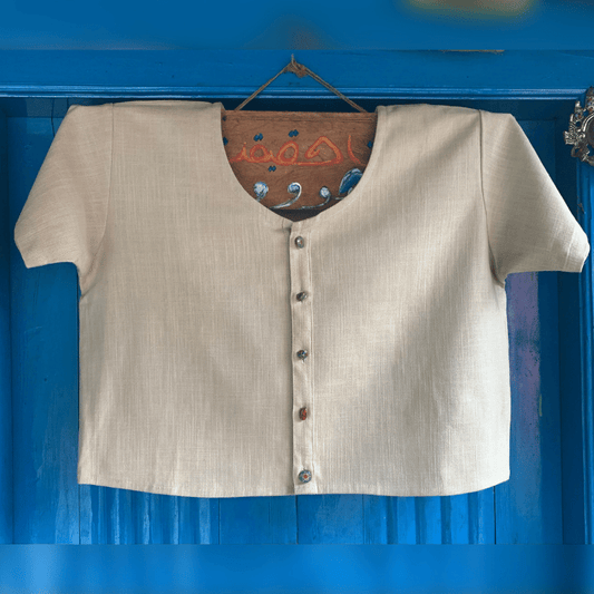 Treasure~ tibetean buttons Hemp Top