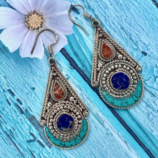 Moon-Turqoise-Earrings