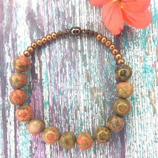 Self-Love-Unakite-Bracelet